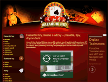 Tablet Screenshot of hazardni-hry.eu